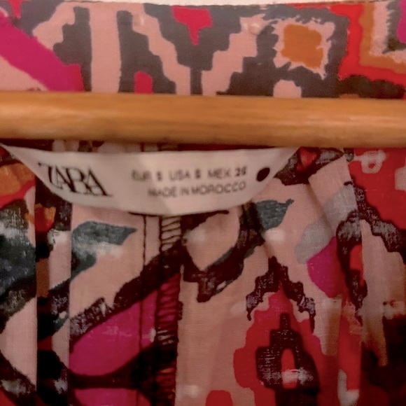 Zara•Angie Button Down Belted Cotton Dress - Picture 9 of 11